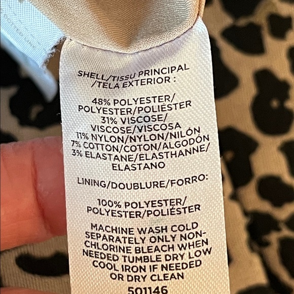 LOFT Leopard Skirt - Picture 8 of 8